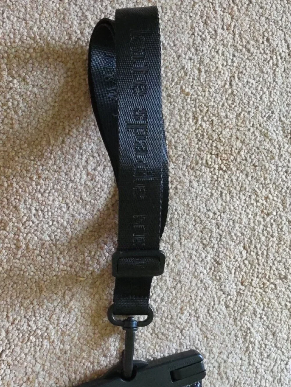 kate spade Black Floral Waterproof Phone Pouch with Lanyard